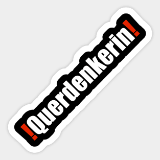 Querdenkerin! Sticker